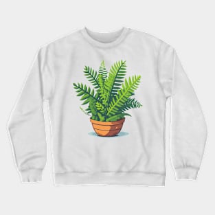 Potted Fern Crewneck Sweatshirt